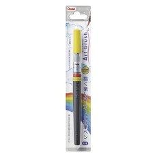 Pentel 飛龍文具 XGFL彩色毛筆, 1個, 檸檬黃
