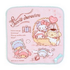 HELLO KITTY 純棉兒童洗臉巾 正版