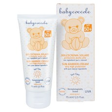 Babycoccole寶貝可可麗 夏日加強防護霜 75ml 寶寶防曬乳 SPF50+ 天然成分 溫和不刺激, 1