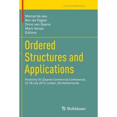 (英文圖書) Ordered Structures and Applications: Positivity VII (Zaanen Centennial Conference) 22-26 Jul... 平裝版, Birkhauser, 英文