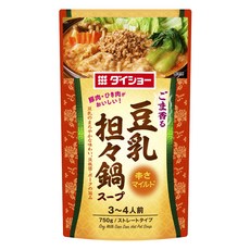 DAISHO 大逸昌 豆乳擔擔鍋直用湯底 溫和味, 1個, 750g