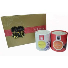 iTea我茶 限定版典藏紋阿里山高山茶木柵鐵觀音茶包禮盒 2罐裝 台灣高山茶 台灣烏龍茶, 1盒, 阿里山2.5g x15入， 木柵鐵觀音2.5g x 15入