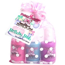 Piggy Paint Birthday Vash 指甲油 3 件套, 混色, 1個