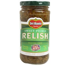 Del Monte 甜泡菜 無麩質, 1個, 355毫升