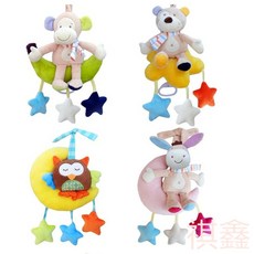 毛絨音樂拉鈴推車掛件, 熊(現貨)