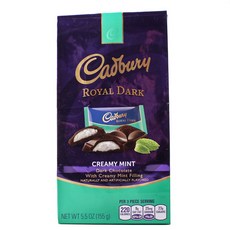 Cadbury 吉百利 奶油薄荷黑巧克力, 1袋, 155g