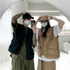 【20ss_select】厚磅挺版立體口袋工裝背心 工裝 工裝背心 戰術背心 日系背心 挺版背心 露營 多口袋背心