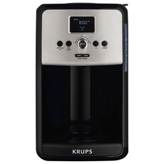 KRUPS Savoy咖啡機 黑色不鏽鋼 12杯, 單品