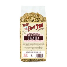 Bob's Red Mill Original全穀物蘋果草莓格蘭諾拉麥片, 1個, 340g