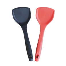 真新矽膠煎匙矽膠鍋鏟不沾鍋專用炒菜匙