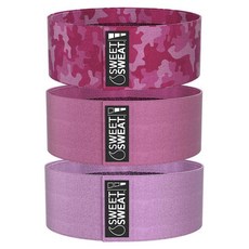 SPORTS RESEARCH Sweet Sweat3階段翹臀圈 輕量級+中量級+重量級組, 粉色, 1個