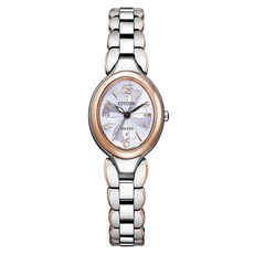 CITIZEN Exceed Eco Drive女款金屬手錶 EX2044-54W
