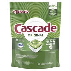 CASCADE 洗碗機清潔膠囊 37入, 1個, 569g