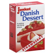 junket 甜點果凍粉 草莓口味, 134g, 1盒