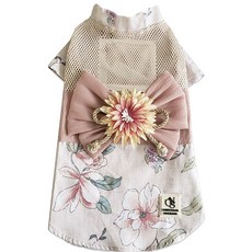 Onekosama 狗狗用通風浴衣連身裙, 1個, 粉色