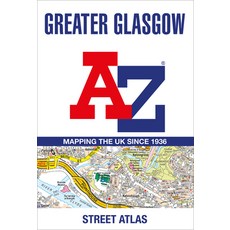 (英文圖書) Greater Glasgow A-Z Street Atlas 平裝版, Geographers' A-Z Map Compan..., 英文