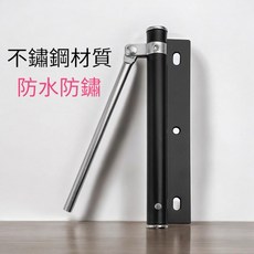不鏽鋼閉門器 自動關門 液壓可調, 黑色