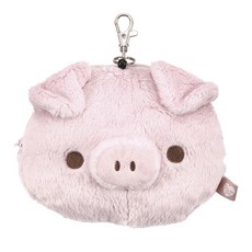 Skater 伸縮小熊造型卡套, 1個, 蓬蓬的豬