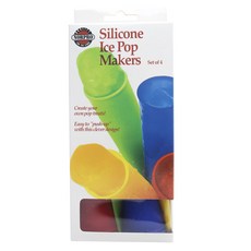 NORPRO 矽膠製冰棒盒 20*4*4cm, 4入, 混色