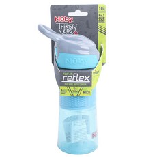Nuby Flip-It Reflex孩童防漏杯 18個月適用 360ml, 1個, 混色