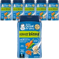 Gerber 嘉寶 綜合燕麥片 227g, 6個, 燕麥扁豆胡蘿蔔豌豆口味