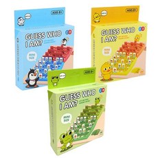 ZD 猜猜我是誰 迷你版 益智桌遊 ZD-090 親子雙人派對遊戲, 多種顏色, 1個