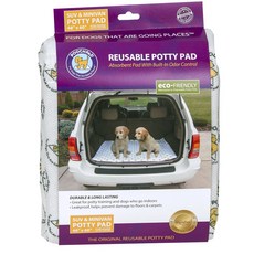 POOCH PAD 可重複使用的吸水四十狗便盆墊白色, 1個, 1個