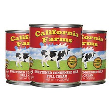 California Farms 全脂甜煉乳, 3個, 397克