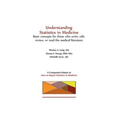 (英文圖書) Understanding Statistics in Medicine: Basic concepts for those who read write edit or revi... 平裝版, Lulu.com, 英文