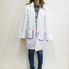 瘋狂派對 醫師袍 大人變裝服 萬聖節角色扮演 醫生白袍, 詳見包裝, 1個