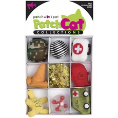 patchworkpet 救護系列造型寵物貓玩具 17.8cm 9入, 1個, 混色