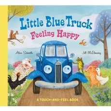 (英文圖書)Little Blue Truck Feeling Happy: A Touch-And-Feel Book Board Books, Clarion Books, 英文, 硬頁書