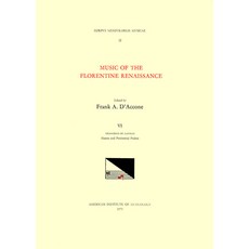 (英文圖書) CMM 32 Music of the Florentine Renaissance Edited by Frank A. d'Accone. Vol. VI Francesco de... 平裝版, American Institute of Music..., 英文