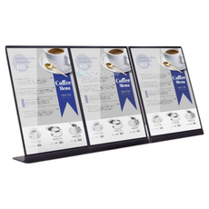 台灣現貨 A3 A4 不銹鋼菜單展示牌 - 奶茶手搖店專用廣告牌/菜牌, 極地白, 1個