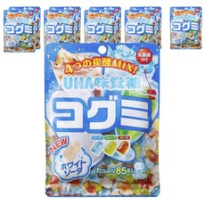 UHA 味覺糖 酷Q彌軟糖 綜合汽水口味, 10個, 85g