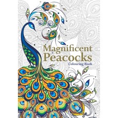 (英文圖書) Magnificent Peacocks Colouring Book: Beautiful birds and perfect plumes. Anti-stress colouring 平裝版, Bell & MacKenzie Publishing, 英文