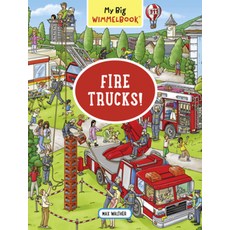 (英文圖書) My Big Wimmelbook: Fire Trucks! Board Books, Experiment, 英文, 硬頁書
