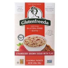 GLUTENFREEDA FOODS 無麩質格蘭諾拉麥片 草莓紅糖亞麻籽口味, 1盒, 313g