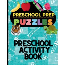 (英文圖書)Preschool Prep Puzzles: Preschool Activity Book 平裝版, Pink Terrace Publishing, 英文