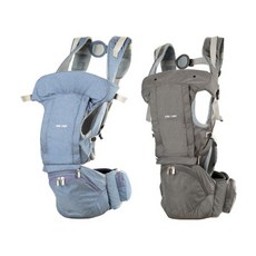 nac nac 腰凳式減壓嬰兒揹帶-多功能寶寶背帶，舒適透氣，多種顏色可選, 睿智藍