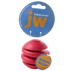 jw 造型彈力橡膠寵物玩具球 M號, 1個, 單色