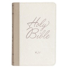 (英文圖書) KJV Bible Pocket Faux Leather White Leather, Christian Art Publishers, 英文, 皮革
