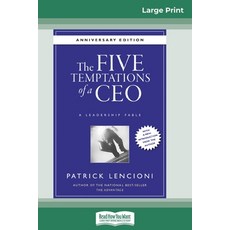 (英文圖書) The Five Temptations of a CEO: A Leadership Fable 10th Anniversary Edition [Standard Large P... 平裝版, ReadHowYouWant, 英文