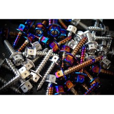 【炫富精品】POSH M4/M5白鐵螺絲 車殼螺絲/內裝螺絲 白鐵/鍍鈦/彩鈦 現貨, 鍍鈦