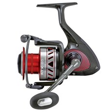 okuma RTX 旋轉捲軸 6.0:1 尺寸 30 6lb 225yd, 黑+紅