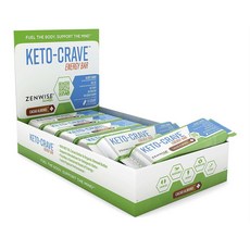 Zenwise Labs Keto-Crave能量棒 可可杏仁, 12入, 42g
