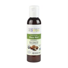 Aura Cacia 金合歡護膚油滋養乳木果, 1個, 118ml