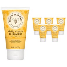 BURT'S BEES 柔滑爽身膏, 6入, 113g