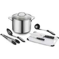 Cuisinart 美膳雅 湯和封口機炊具 7 件套, 黑色