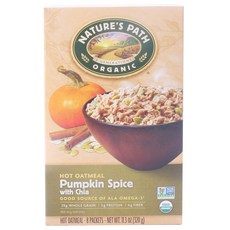 NATURE'S PATH 南瓜奇亞籽燕麥片, 8包, 40g